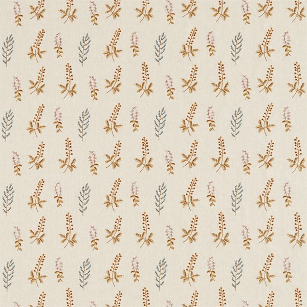 Bilberry Denim/Barley Fabric by Sanderson