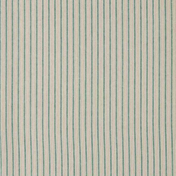 Tetbury Stripe Mineral Blue Fabric by Sanderson