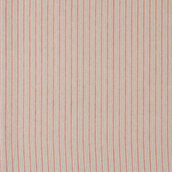Tetbury Stripe Rose Fabric by Sanderson