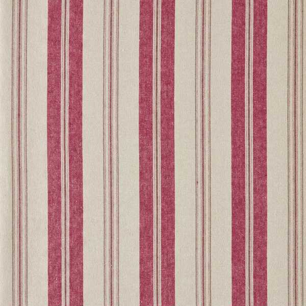 Highgrove Stripe Madder Fabric by Sanderson