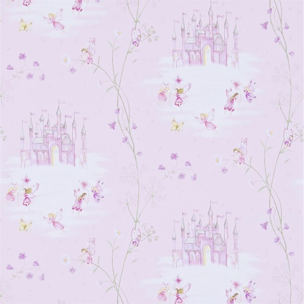 Fairy Castle Pink Wallpaper by Sanderson