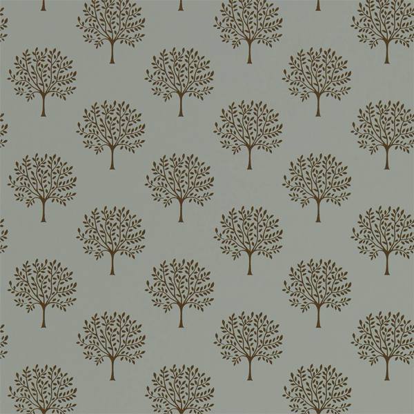 Marcham Tree Copper Grey Wallpaper by Sanderson
