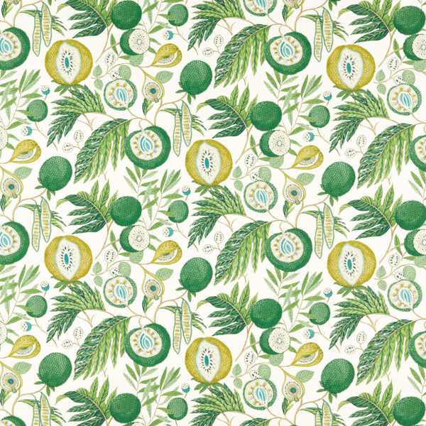 Jackfruit Botanical Green Fabric by Sanderson