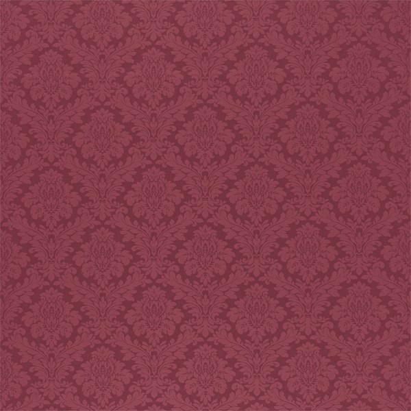 Lymington Damask Raspberry Fabric by Sanderson