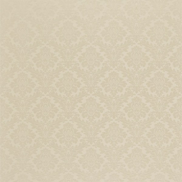 Lymington Damask Pale Linen Fabric by Sanderson