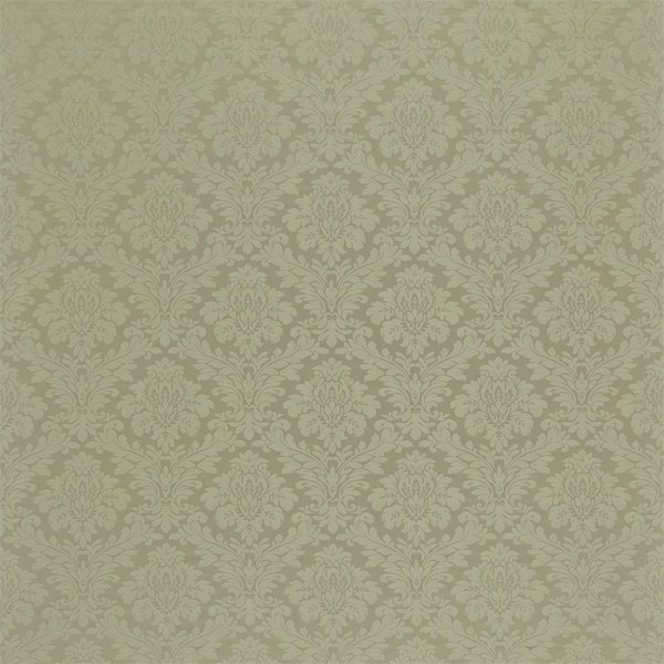 Lymington Damask Thyme Fabric by Sanderson