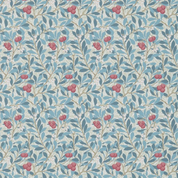 Arbutus Woad/Russet Wallpaper by Morris & Co