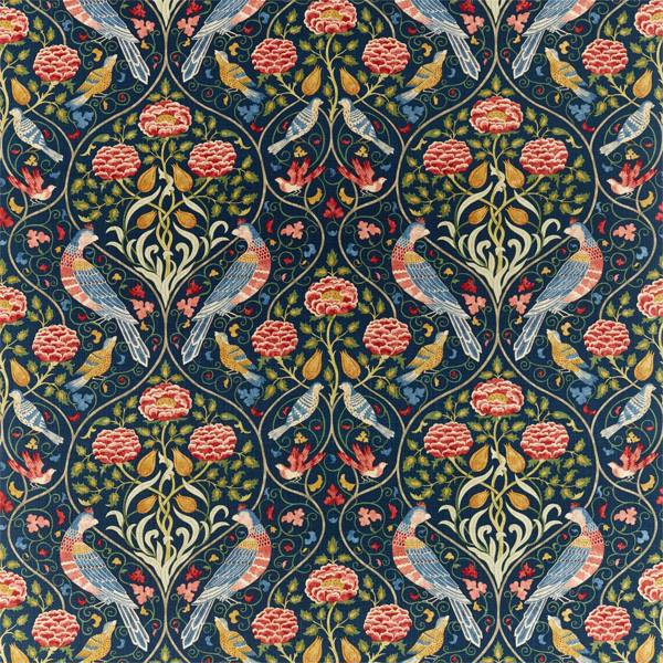 Seasons By May Indigo Fabric by Morris & Co