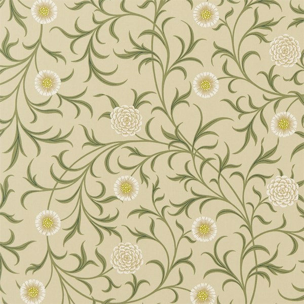 Scroll Loden/Thyme Fabric by Morris & Co