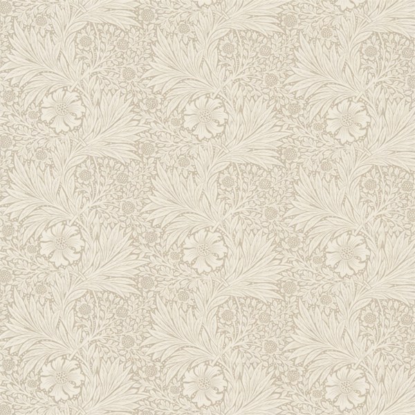 Marigold Linen/Ivory Fabric by Morris & Co