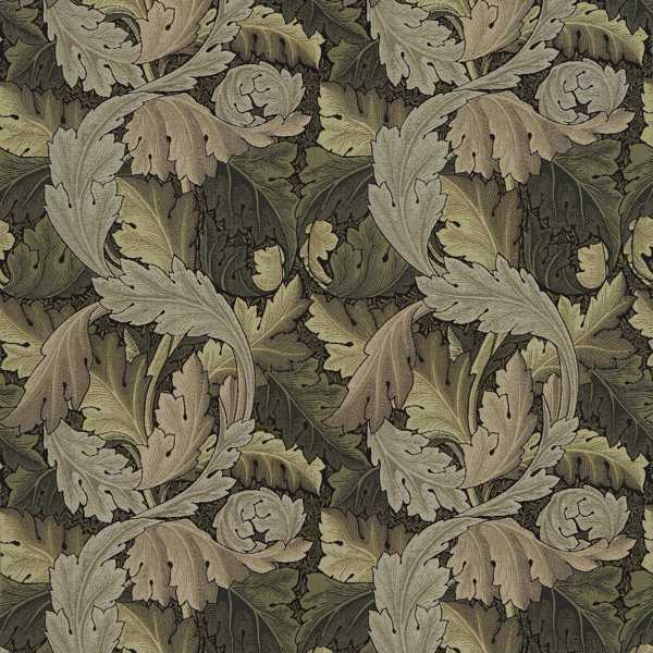 Acanthus Tapestry Forest/Hemp Fabric by Morris & Co