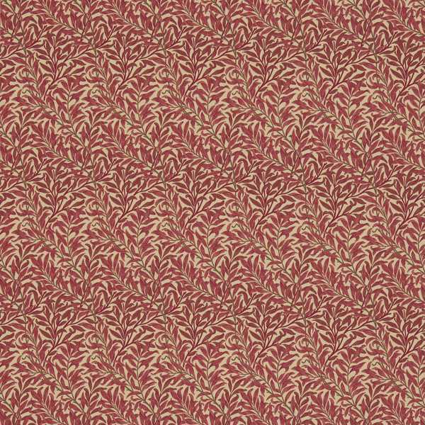 Willow Boughs Crimson/Manilla Fabric by Morris & Co