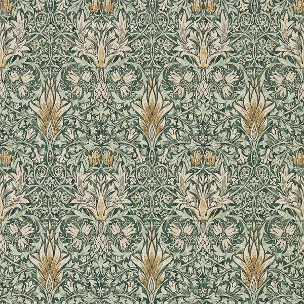 Snakeshead Forest/Thyme Wallpaper by Morris & Co