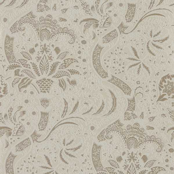 Indian (Beaded) Stone/Linen Wallpaper by Morris & Co