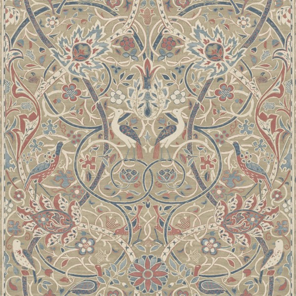 Bullerswood Spice/Manilla Wallpaper by Morris & Co