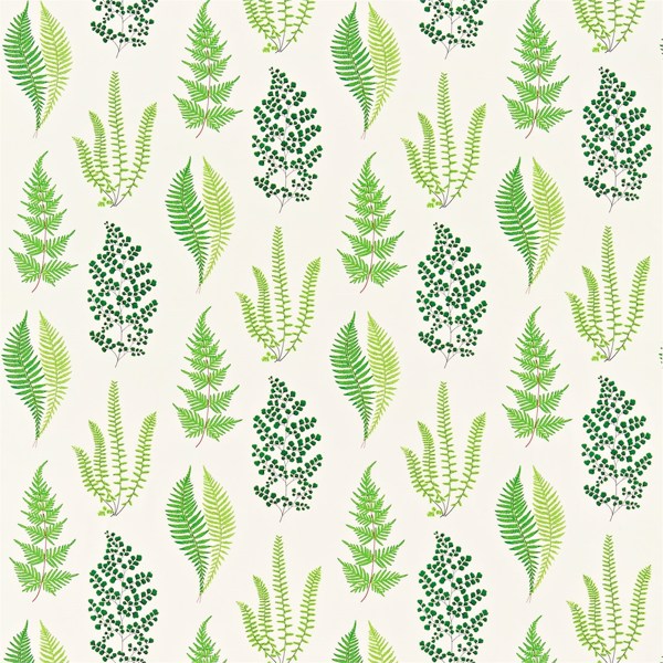 Angel Ferns Emerald Fabric by Sanderson