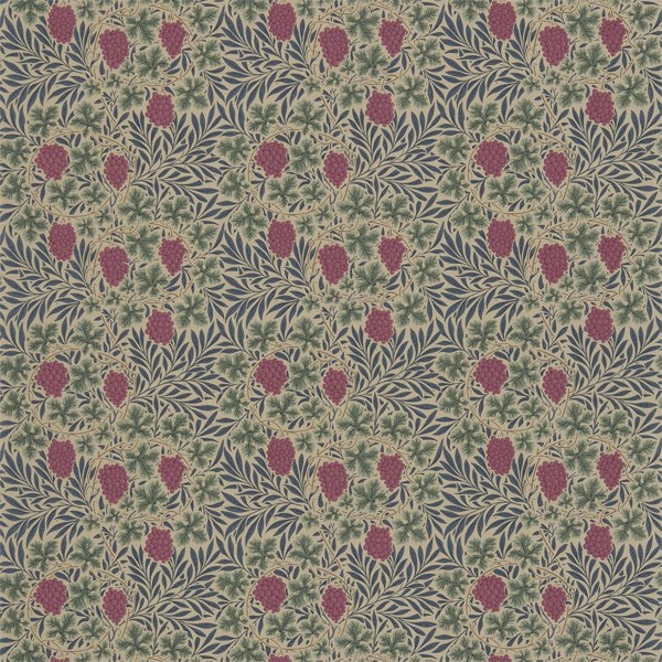 Vine Russet/Heather Fabric by Morris & Co