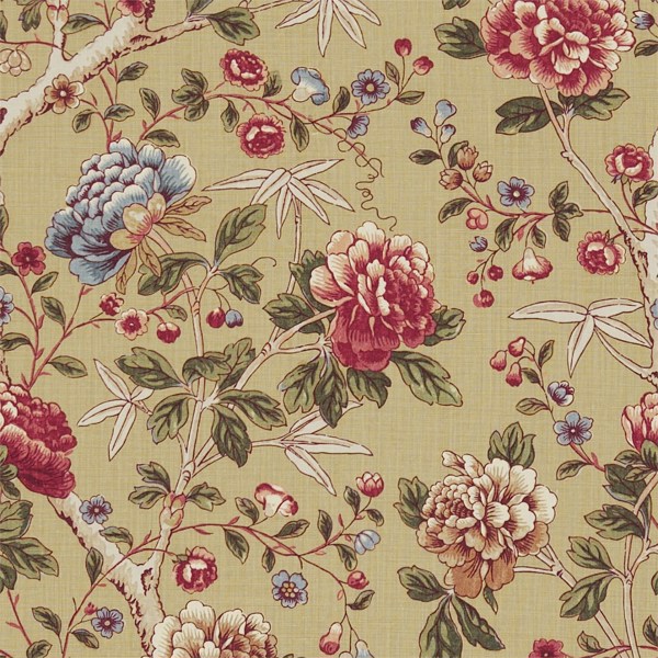 Tangley Manilla/Woad Fabric by Morris & Co