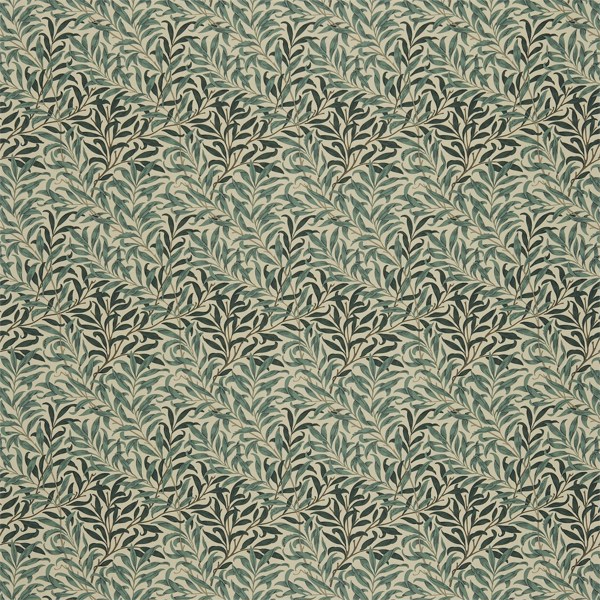 Willow Boughs Taupe/Green Fabric by Morris & Co