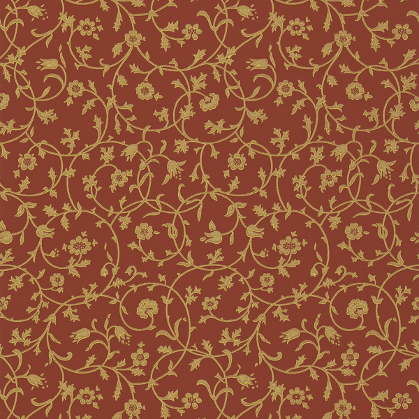 Medway Terracotta Wallpaper by Morris & Co