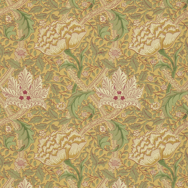 Windrush Gold/Thyme Wallpaper by Morris & Co