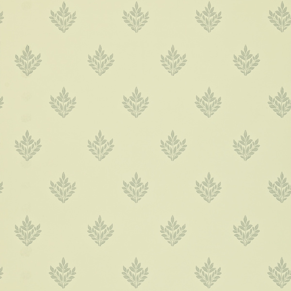Pearwood Ivory/Slate Wallpaper by Morris & Co