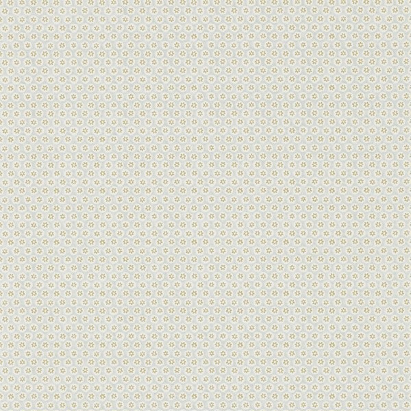 Honeycombe Silver/Gold Wallpaper by Morris & Co