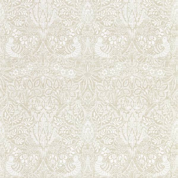 Pure Dove & Rose White Clover Wallpaper by Morris & Co