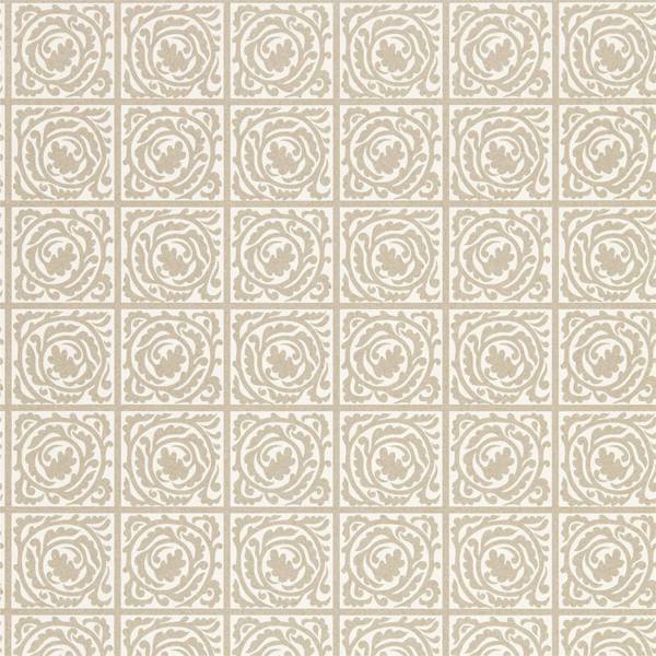 Pure Scroll Gilver Wallpaper by Morris & Co