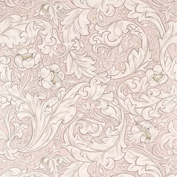 Pure Bachelors Button Faded Sea Pink Wallpaper by Morris & Co