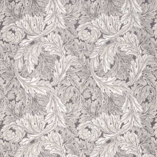Pure Acanthus Weave Inky Grey Fabric by Morris & Co