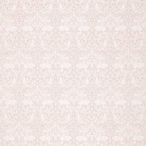 Pure Brer Rabbit Weave Faded Sea Pink Fabric by Morris & Co
