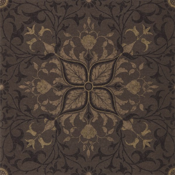 Pure Net Ceiling Charcoal/Gold Wallpaper by Morris & Co