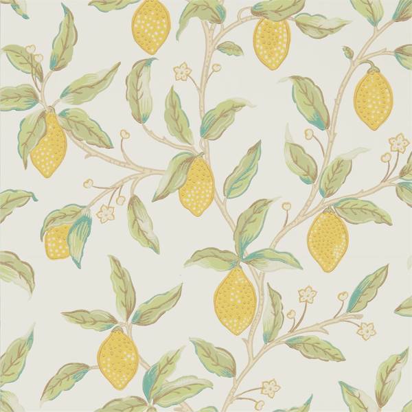 Lemon Tree Bay Leaf Wallpaper by Morris & Co