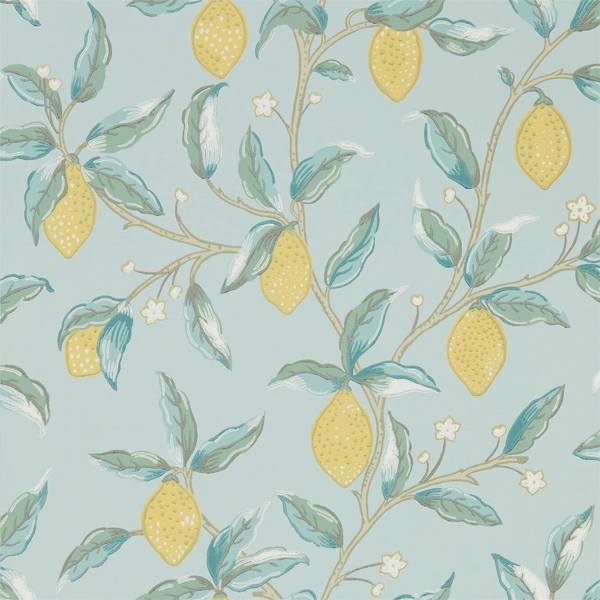 Lemon Tree Wedgewood Wallpaper by Morris & Co