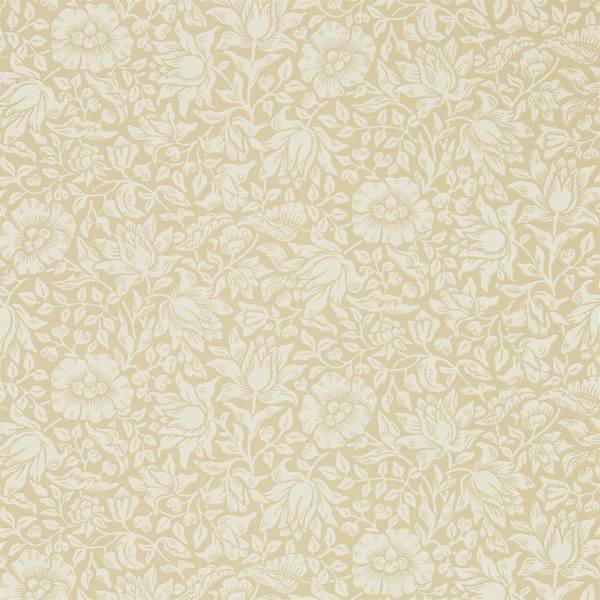 Mallow Soft Gold Wallpaper by Morris & Co