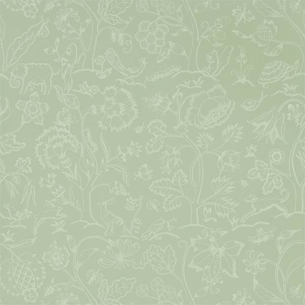 Middlemore Sage Grey Wallpaper by Morris & Co