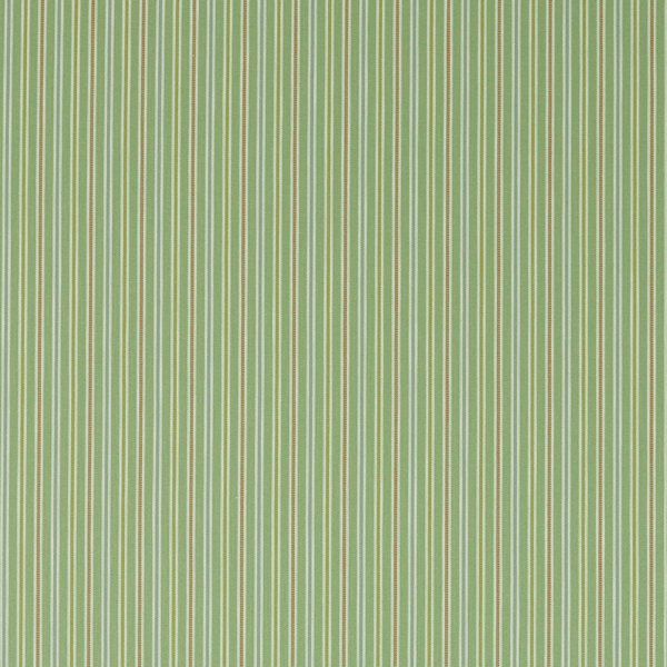 Melford Stripe Fern Fabric by Sanderson