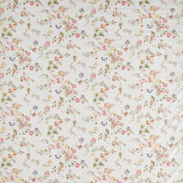 Nectar Fields Porcelain/Blossom Fabric by Sanderson