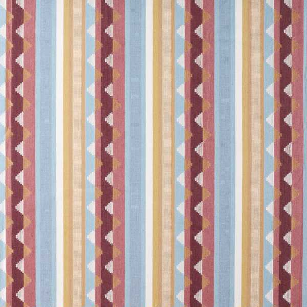 Lutley Stripe Damson/Medlar Fabric by Sanderson