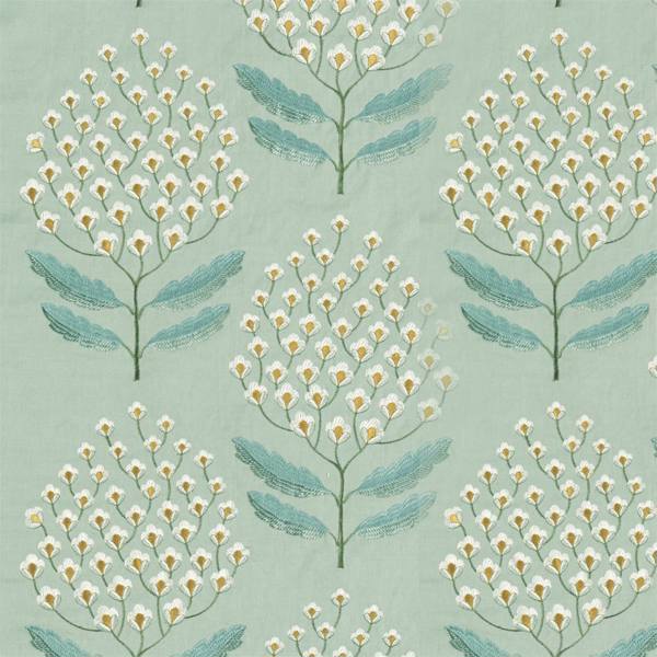 Bellis Blue Clay Fabric by Sanderson