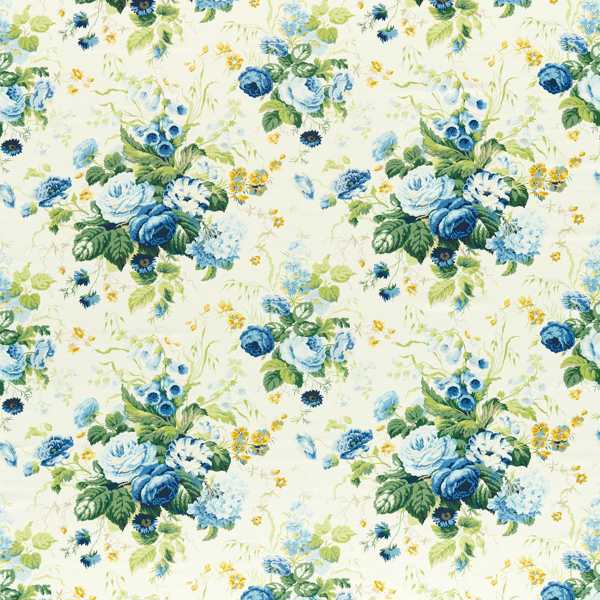 Stapleton Park French Blue Fabric by Sanderson
