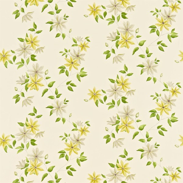 Wisley Primrose/Cream Fabric by Sanderson