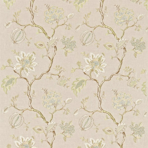 Hadham Pearl/Linen Fabric by Sanderson