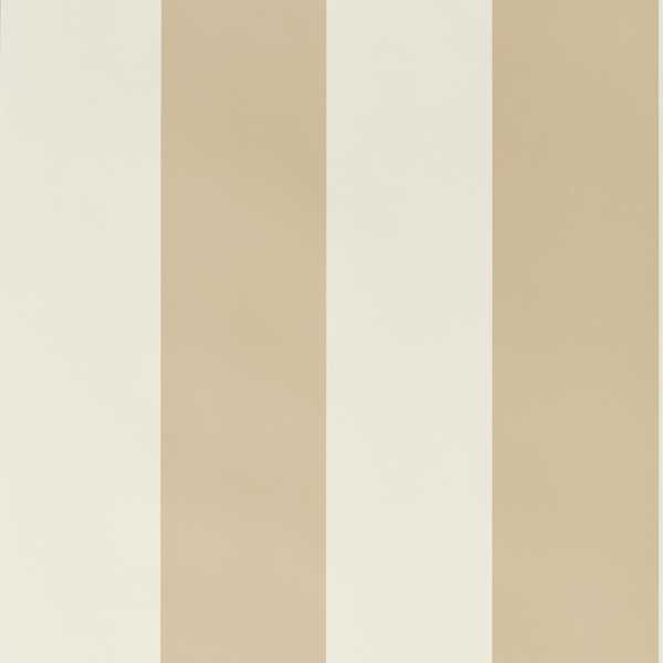 Sherwood Stripe Cashew Wallpaper by Sanderson