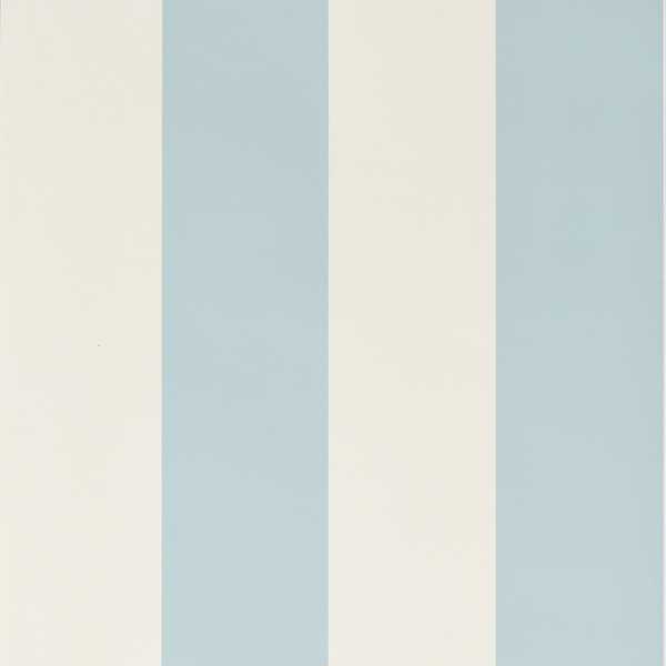 Sherwood Stripe Wedgwood Wallpaper by Sanderson