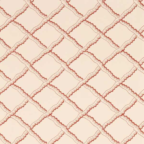 Rye Berry/Pink Clay Wallpaper by Sanderson