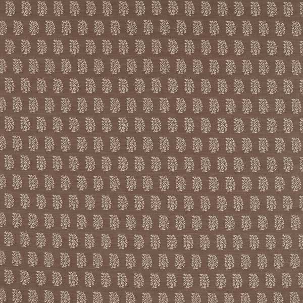 Bagru Cocoa Fabric by Sanderson