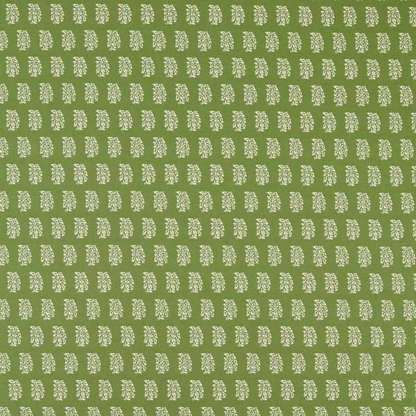 Bagru Avocado Fabric by Sanderson