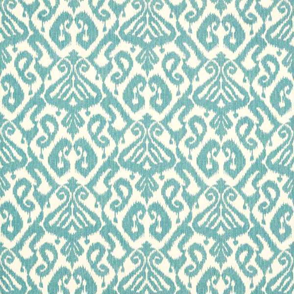 Kasuri Lagoon Fabric by Sanderson